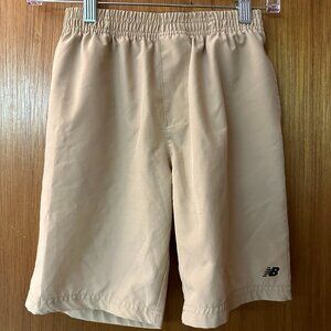 New Balance Boys Khaki Shorts Size 10 Gently Used